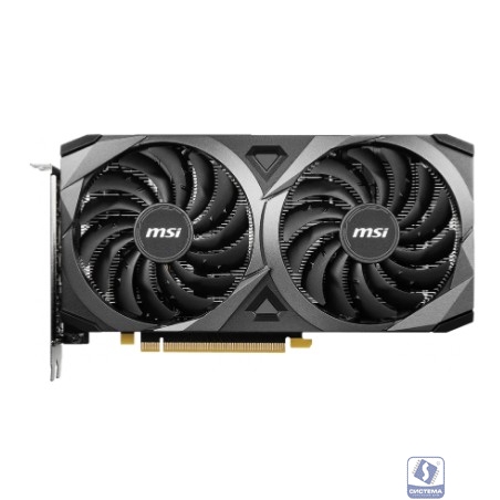 Видеокарта MSI PCI-E 4.0 RTX 3060 VENTUS 2X 12G NVIDIA GeForce RTX 3060 12288Mb 192 GDDR6 1680/15000 HDMIx1 DPx3 HDCP Ret