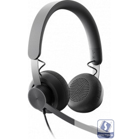 Logitech Zone Wired Teams черный матовый 1.9м накладные USB оголовье (981-000870)