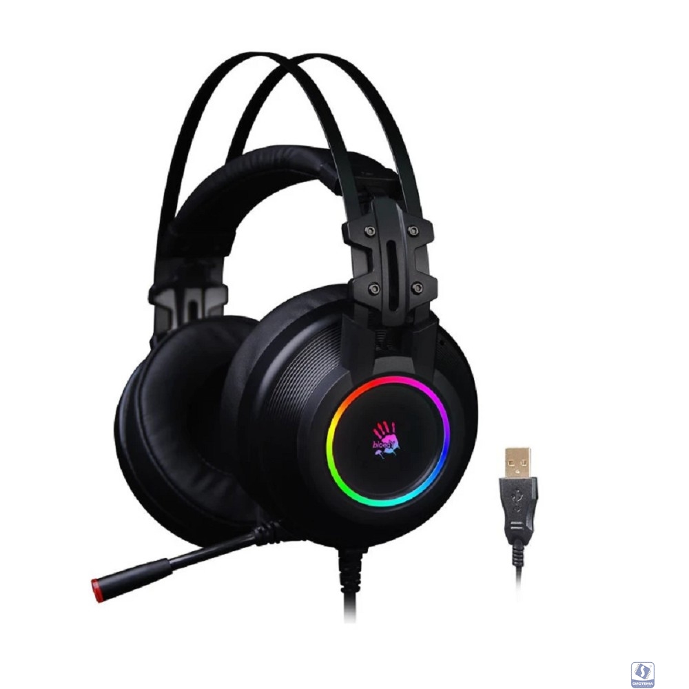 A4Tech Bloody G528C черный 2м мониторные USB (G528C)