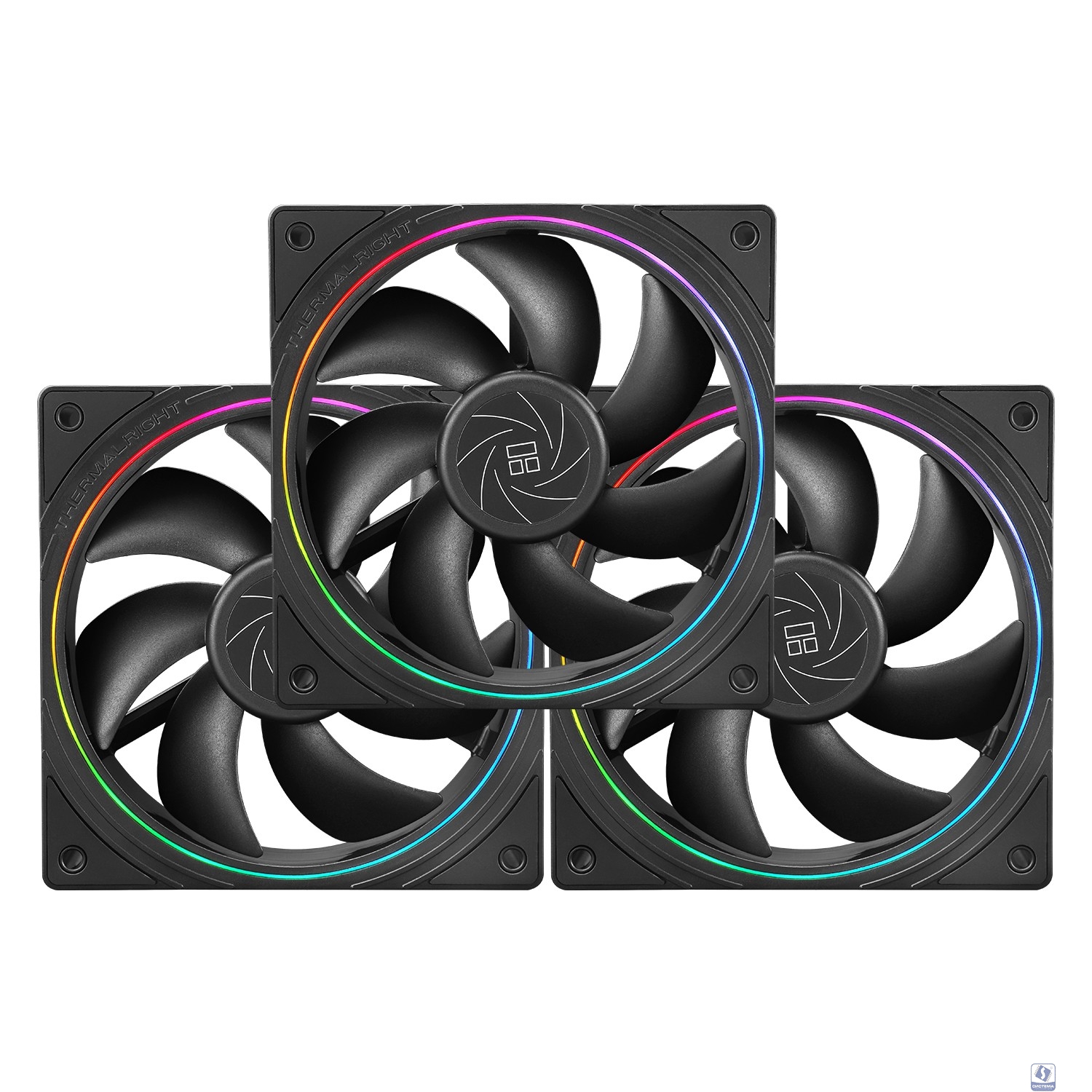Thermalright Комплект вентиляторов (3 шт.) TL-S12 (Pack of 3) / ARGB / 120mm PWM / TRTLS12.3P