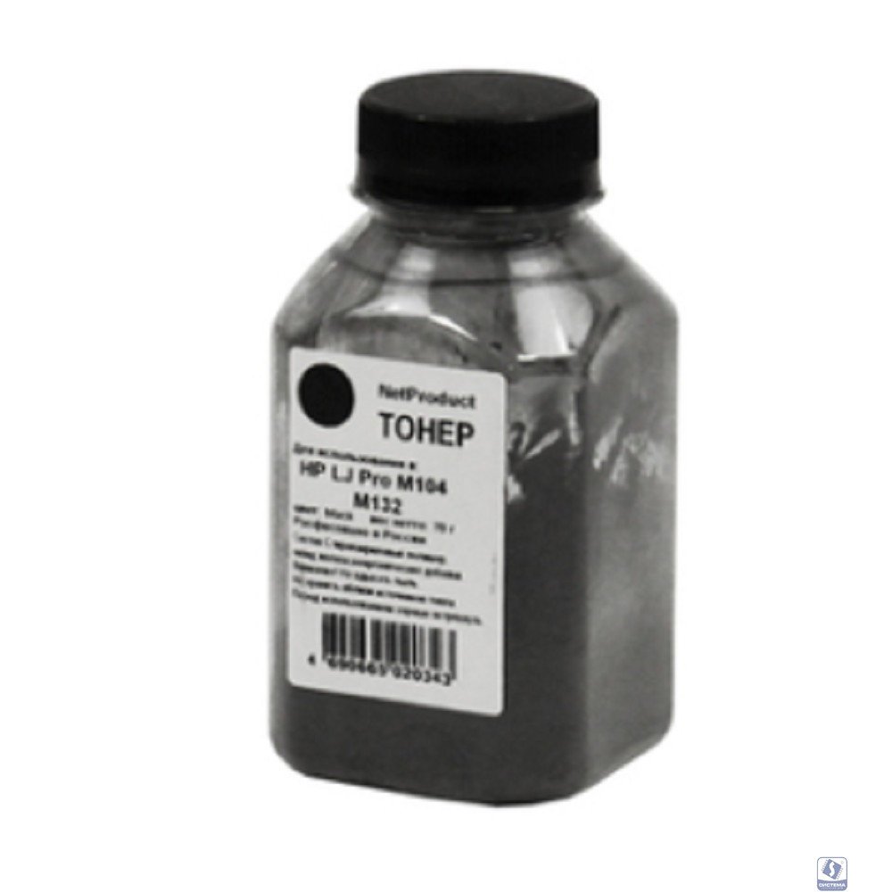 NetProduct Тонер для HP LJ Pro  M104/M132 (CF218A), 70 г, банка