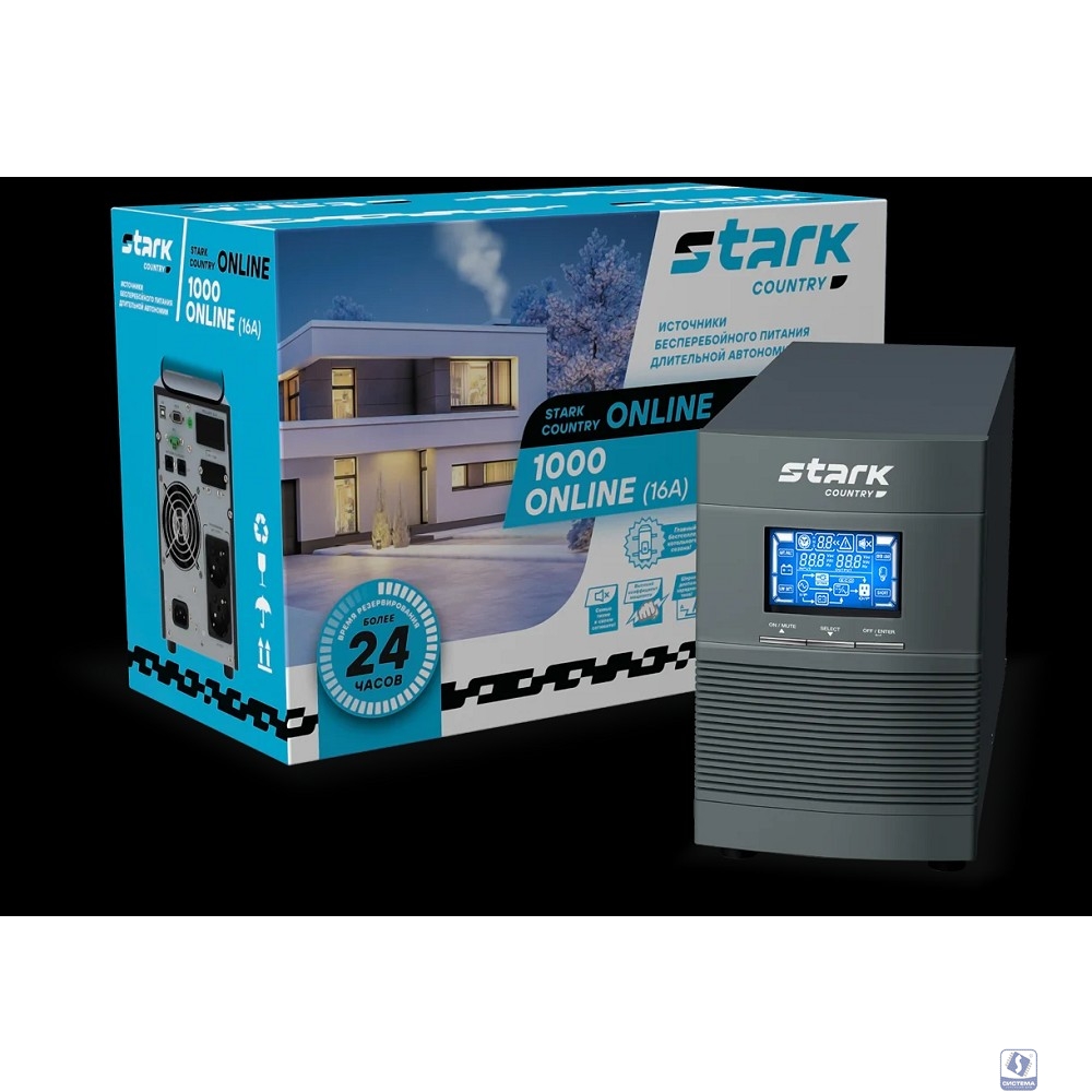 ИБП STARK SC 1000 Online 16А 1000ВА/900Вт 
