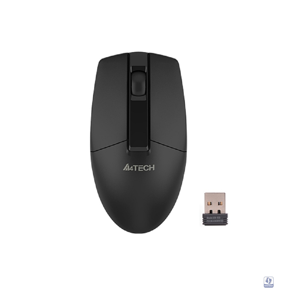 Мышь A4Tech G3-330N черный оптическая (1200dpi) беспроводная USB (3but)