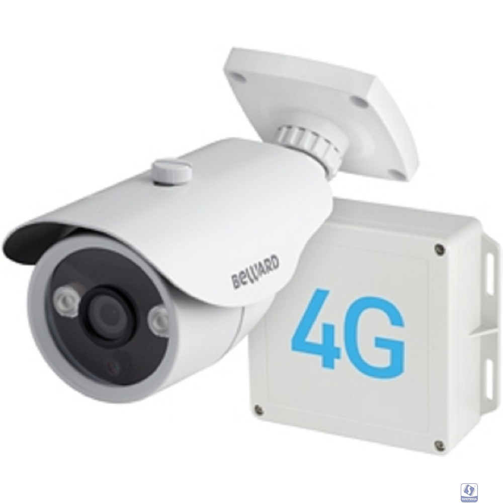BEWARD CD630-4G IP-Камера1 Мп, 1/4'' КМОП, 0.1 лк (день)/0.05 лк (ночь), DWDR, 2D/3DNR, объектив 2.8/3.6/6/12/16 мм на выбор, H.264, 1280x720, 25 к/с, модем 4G/3G/2G