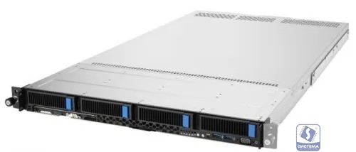 Серверная платформа/ ASUS RS700-E11-RS4U, 1U, 2 x LGA4677, 32 DIMM DDR5,  4 x 3.5/2.5" hs SATA/SAS*/NVME, 2 m.2, Up to 3+1 PCIe slot (+-1 x OCP 3.0 ), 2 x 10Gbe (X710) RJ45 port, 1+1 1200W