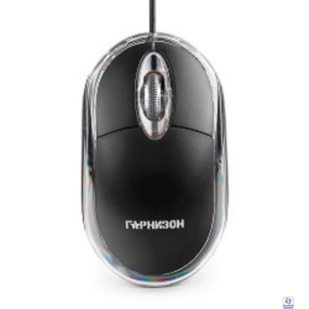 Гарнизон Мышь GM-100, USB, чип- Х, черный, 1000 DPI, 2кн.+колесо-кнопка