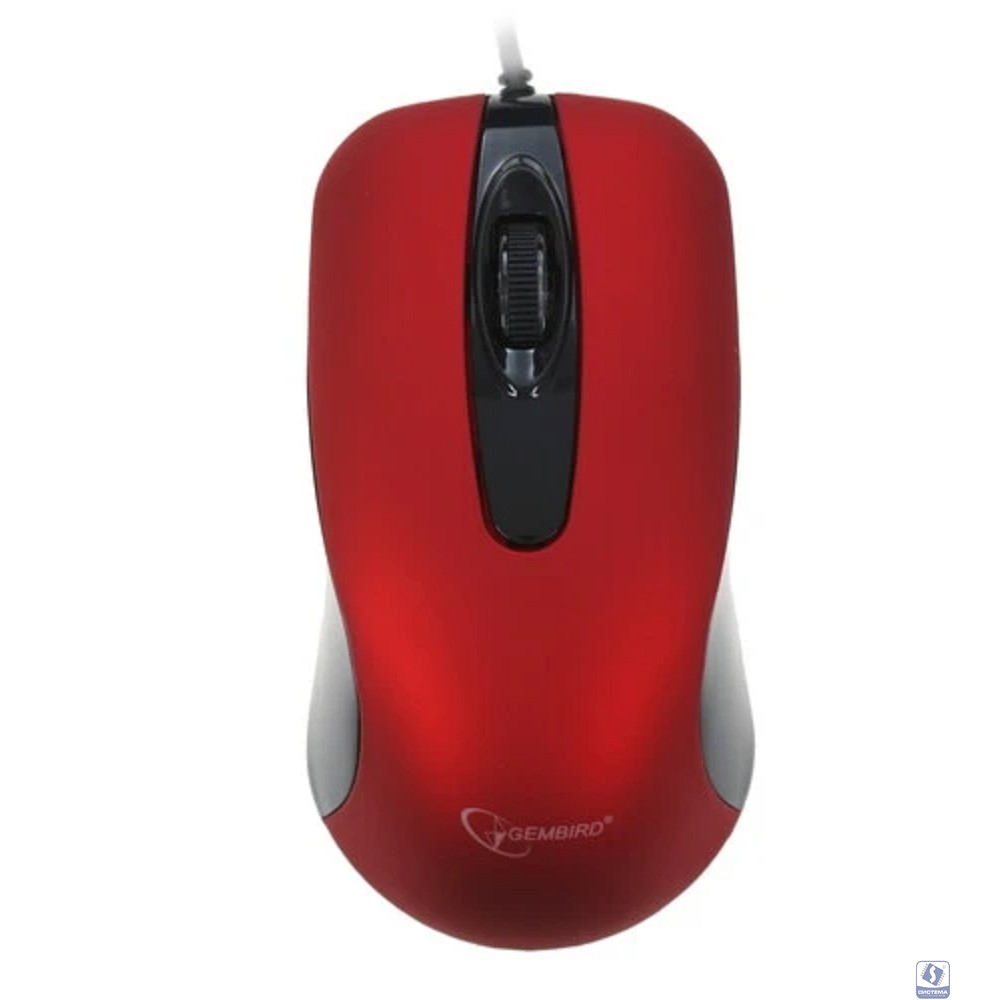Gembird MOP-400-R красный USB 