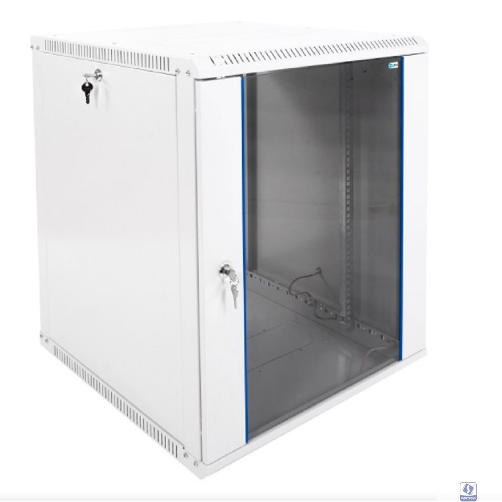 ЦМО Шкаф телекоммуникационный настенный разборный 15U (600х650) дверь стекло (ШРН-Э-15.650) (1 коробка)