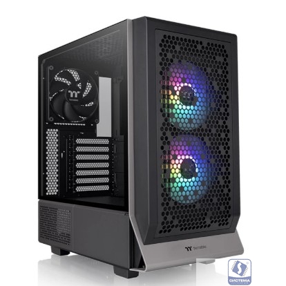 Корпус Thermaltake Ceres 300 TG ARGB черный без БП ATX 3x140mm 2xUSB3.0 1xUSB3.1 audio bott PSU