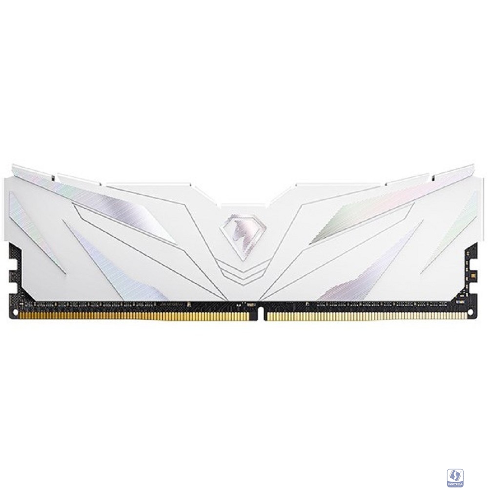 Модуль памяти DDR4 Netac Shadow II 16GB 3200MHz CL16 1.35V / NTSWD4P32SP-16W / White / with radiator