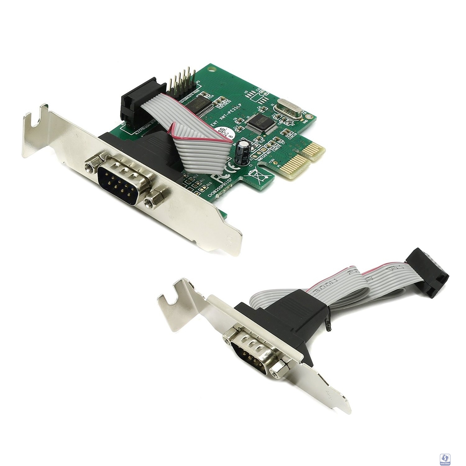ORIENT XWT-PE2SLP OEM PCI-Ex1, 2xCOM9M, Low Profile (29839)