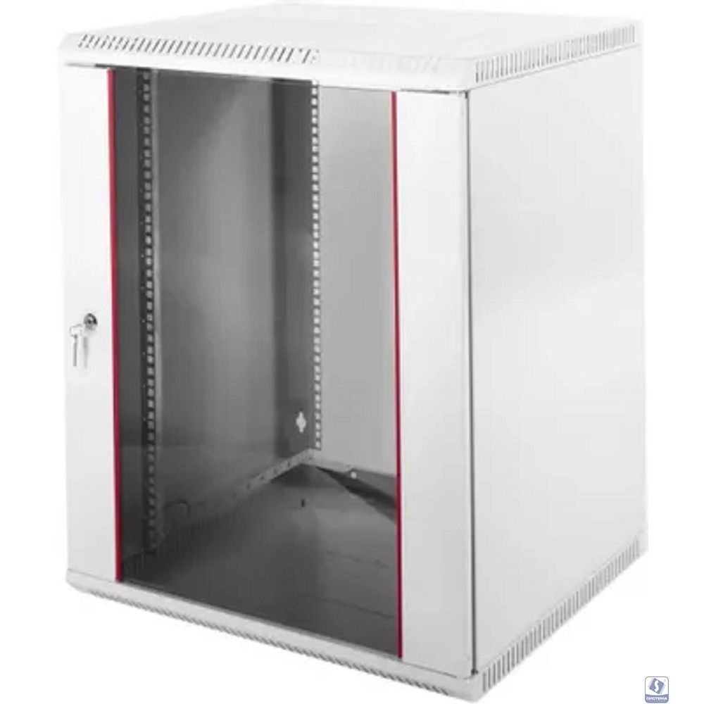 ЦМО Шкаф телекоммуникационный настенный разборный 12U (600х650) дверь стекло (ШРН-Э-12.650)