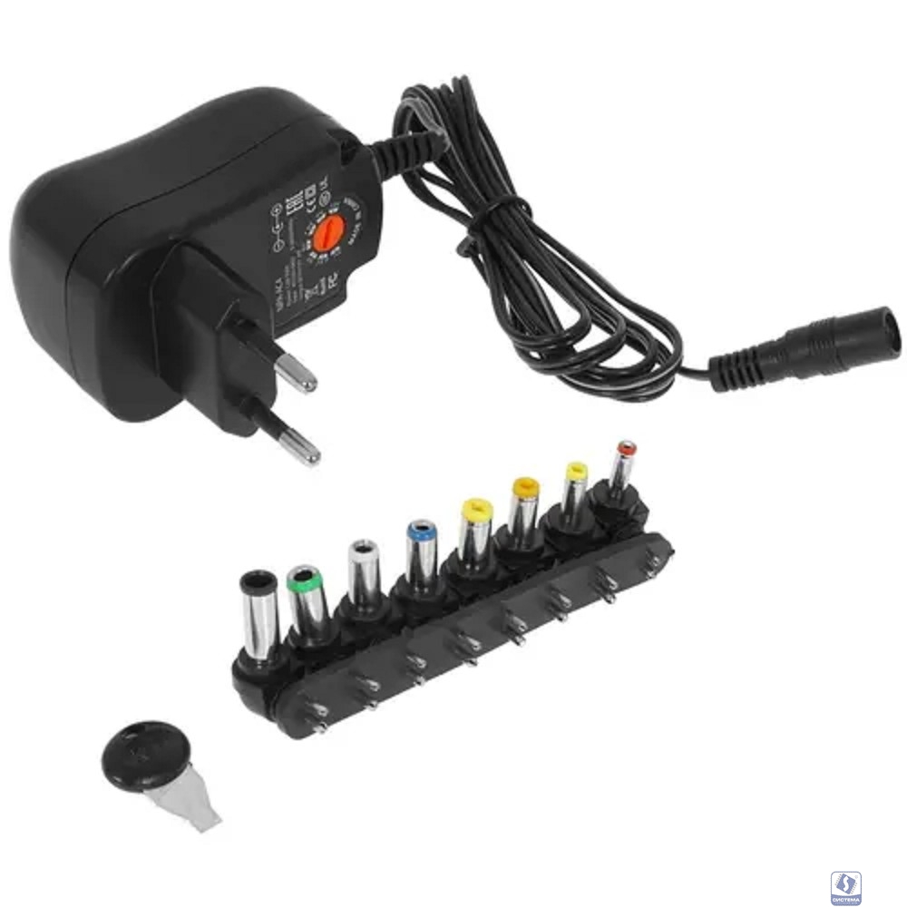 Gembird Блок питания универсальный 3В-12В, 12Вт, 8 штекеров (NPA-AC4)