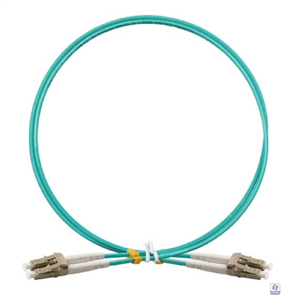 Exegate EX295128RUS Патч-корд волоконно-оптический FC-D-503-LC-LC-1M-LSZH (Шнур ВО MM 50/125 (OM3), LC/UPC-LC/UPC, Duplex, LSZH, 1м)