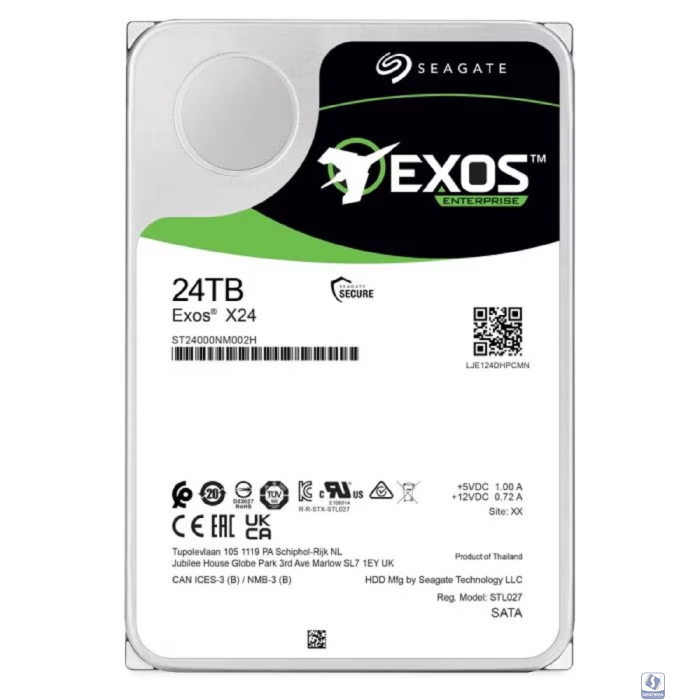 24TB Seagate Exos X24 (ST24000NM002H) 