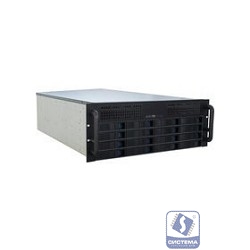 Procase ES416S-SATA3-B-0 черный 4U 16 SATA3/SAS 6Gb hotswap HDD,глубина 550мм,MB 9.6"x12", без Б/П