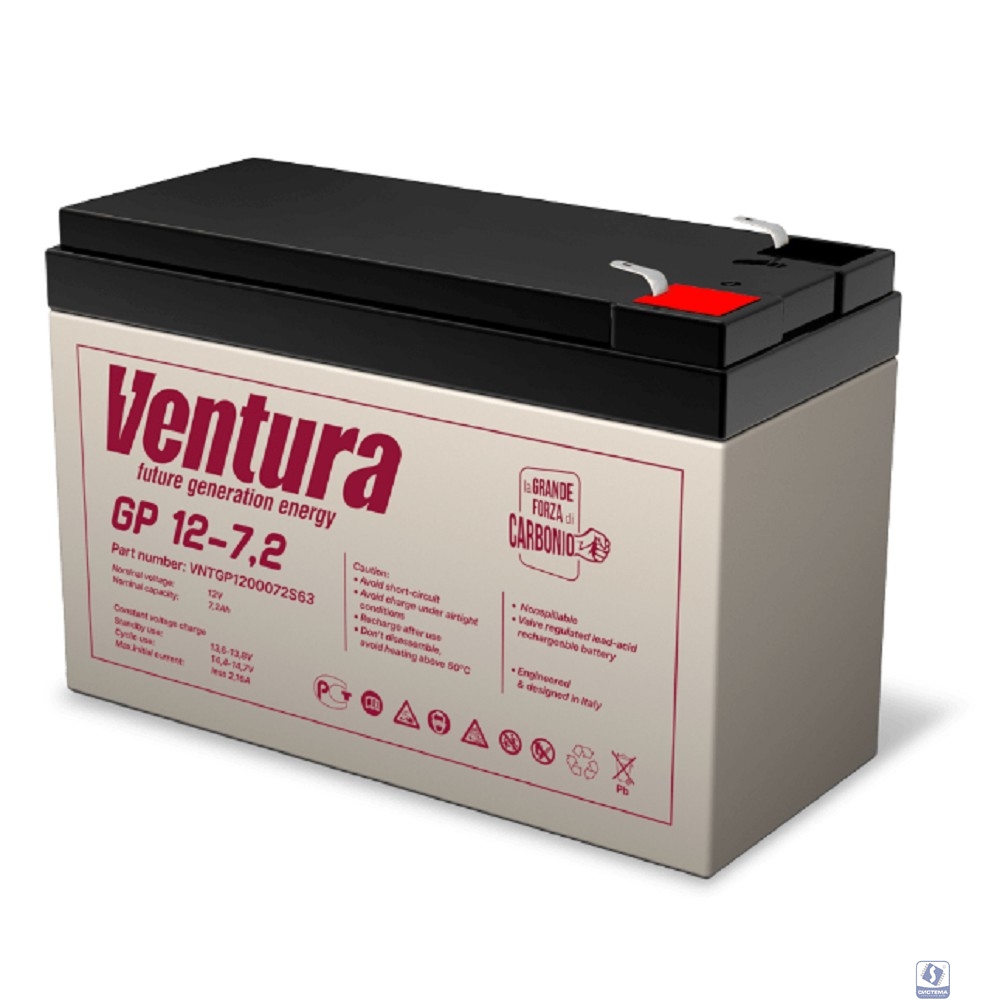 АКБ Ventura GP 12-7,2 12V/7,2Ah 