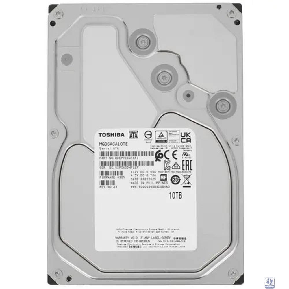 10TB Toshiba  Enterprise Capacity  (MG06ACA10TE) 