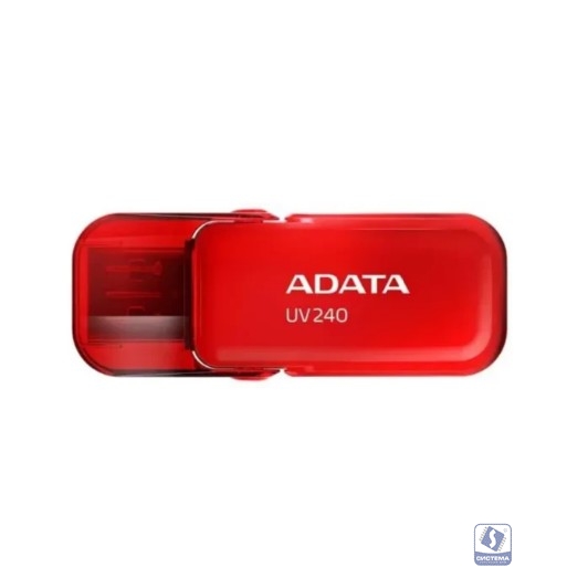 A-DATA Flash Drive 64GB <AUV240-64G-RRD> UV240, USB 2.0, Красный