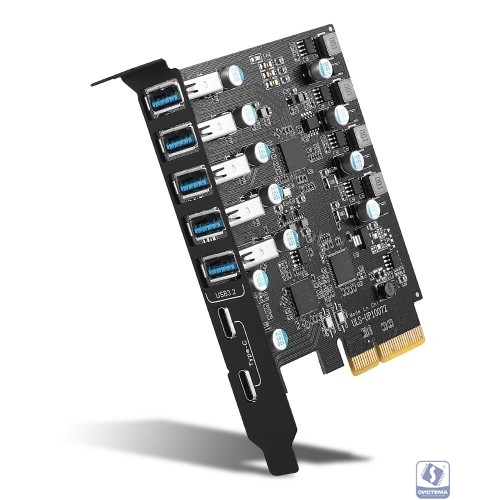 KS-is KS-800 Контроллер 7 в 1 PCIe USB 3.2 Gen2