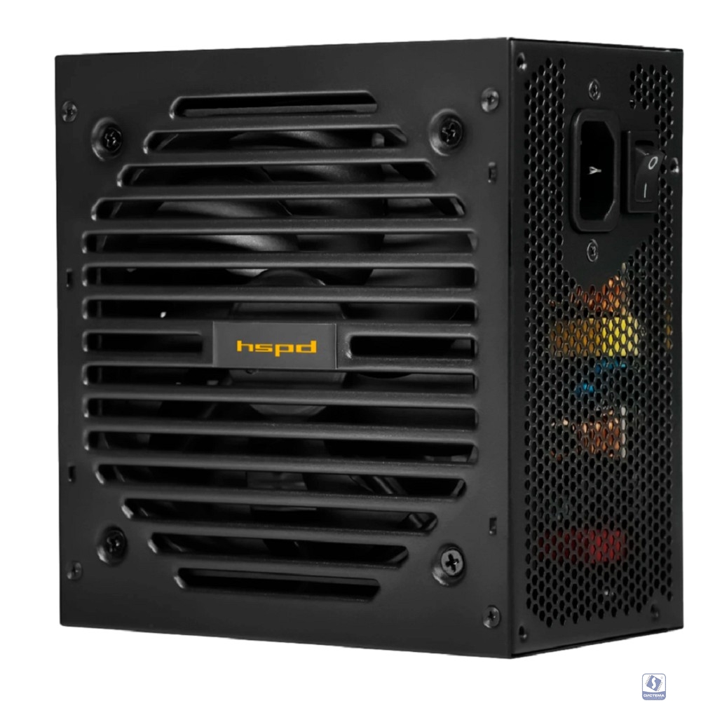 Power Supply HSPD, 750W 80+ Bronze (ATX, 2.31, Semi-modular, 1x24(20+4)pin 550mm, 1xCPU*2 8(4+4)pin 600+150mm, 1xPCIe*2 8(6+2)pin 500+150mm, 2xSATA*3 400+150+150mm, 1xMOLEX4pin*3+FDD 400+150+150+150mm