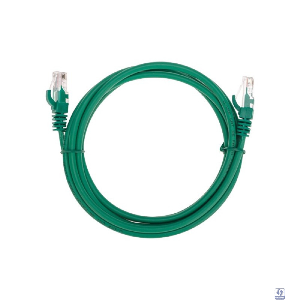Rexant (02-0106-2) Патч-корд U/UTP, CAT 5e, RJ45-RJ45, 26AWG, LSZH, зеленый, 2м