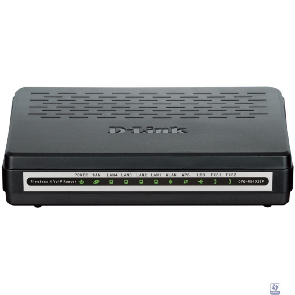 D-Link DVG-N5402SP/2S1U/C1B Беспроводной маршрутизатор с поддержкой 3G, 2 FXS-портами, 1 PSTN-портом (lifeline) и USB-портом