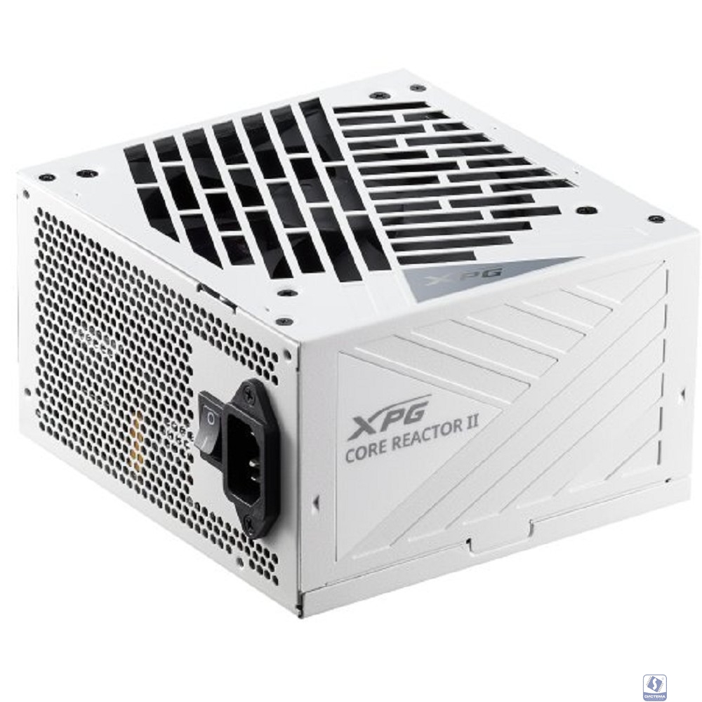 XPG CORE REACTOR II 850 white (ATX 3.1 850W, Full Modular, PWM 120mm FDB fan, Active PFC, DC to DC,Half-Bridge & LLC converter, 80+ GOLD, all Japanese capasitors, белый ) RET