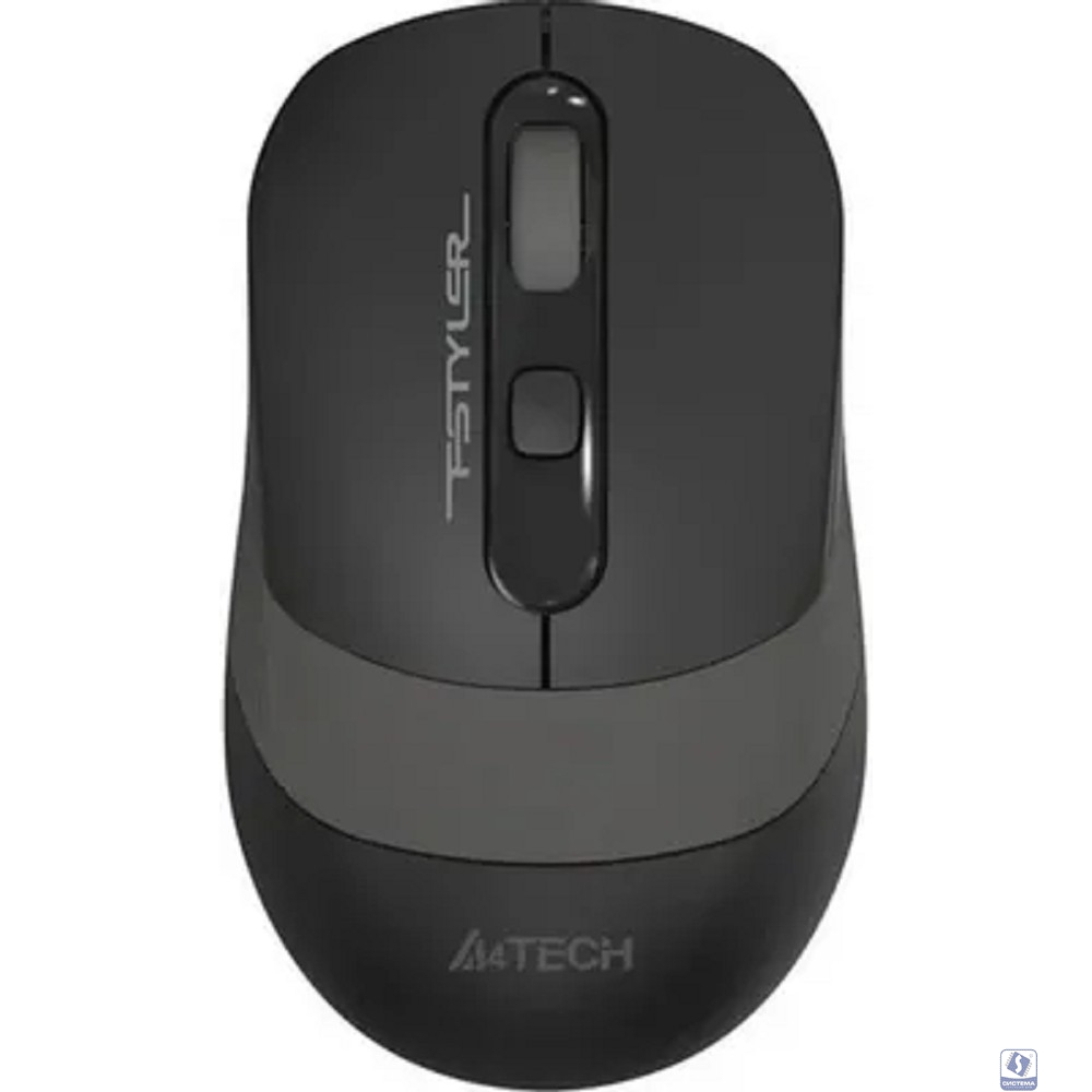 Мышь компьютерная A4Tech Fstyler FM10S черный/серый 1600dpi/USB/4but