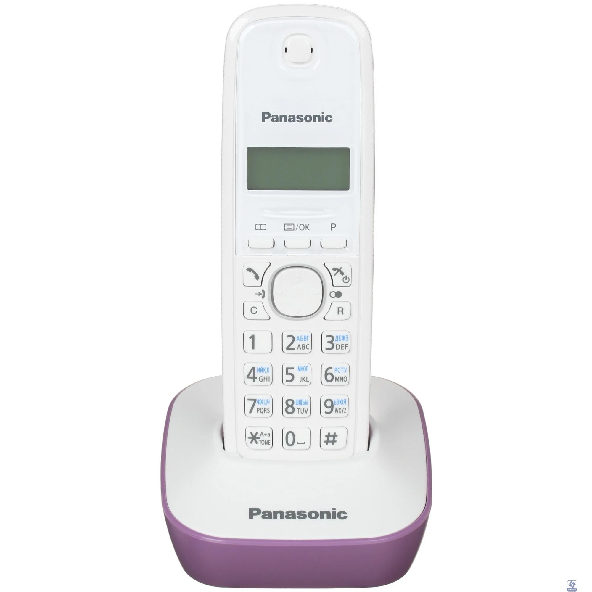 Panasonic KX-TG1611RUF (сиреневый) 