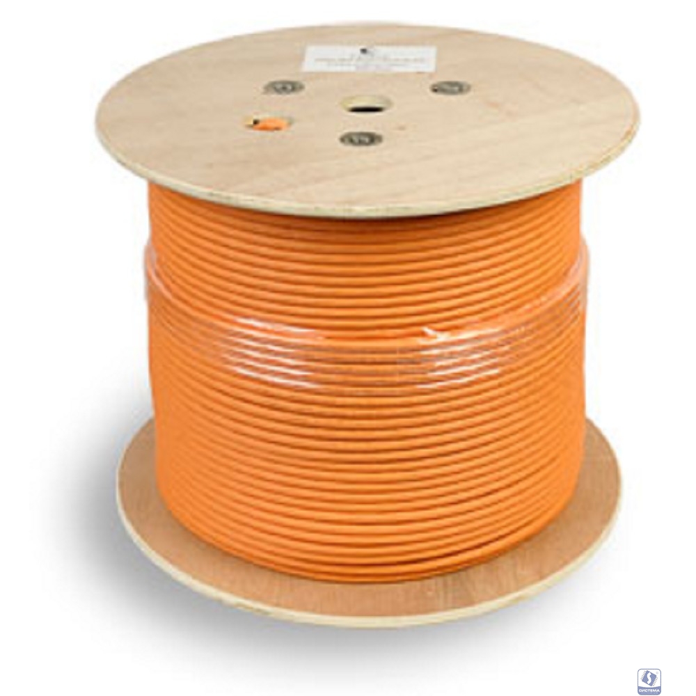 Cabeus SSTP-4P-Cat.7a-SOLID-IN-LSZH Кабель экранированная витая пара SSTP (S/FTP), категория 7a (расширенный диапазон рабочих частот до 1000MHz), 4 пары (23 AWG), одножильный (solid), LSZH, нг(А)-HF, 