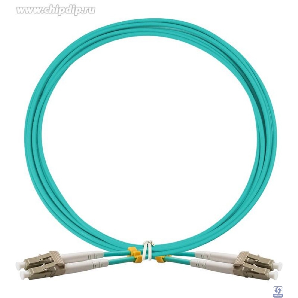 Exegate EX295134RUS Патч-корд волоконно-оптический FC-D-503-LC-LC-2M-LSZH (Шнур ВО MM 50/125 (OM3), LC/UPC-LC/UPC, Duplex, LSZH, 2м)