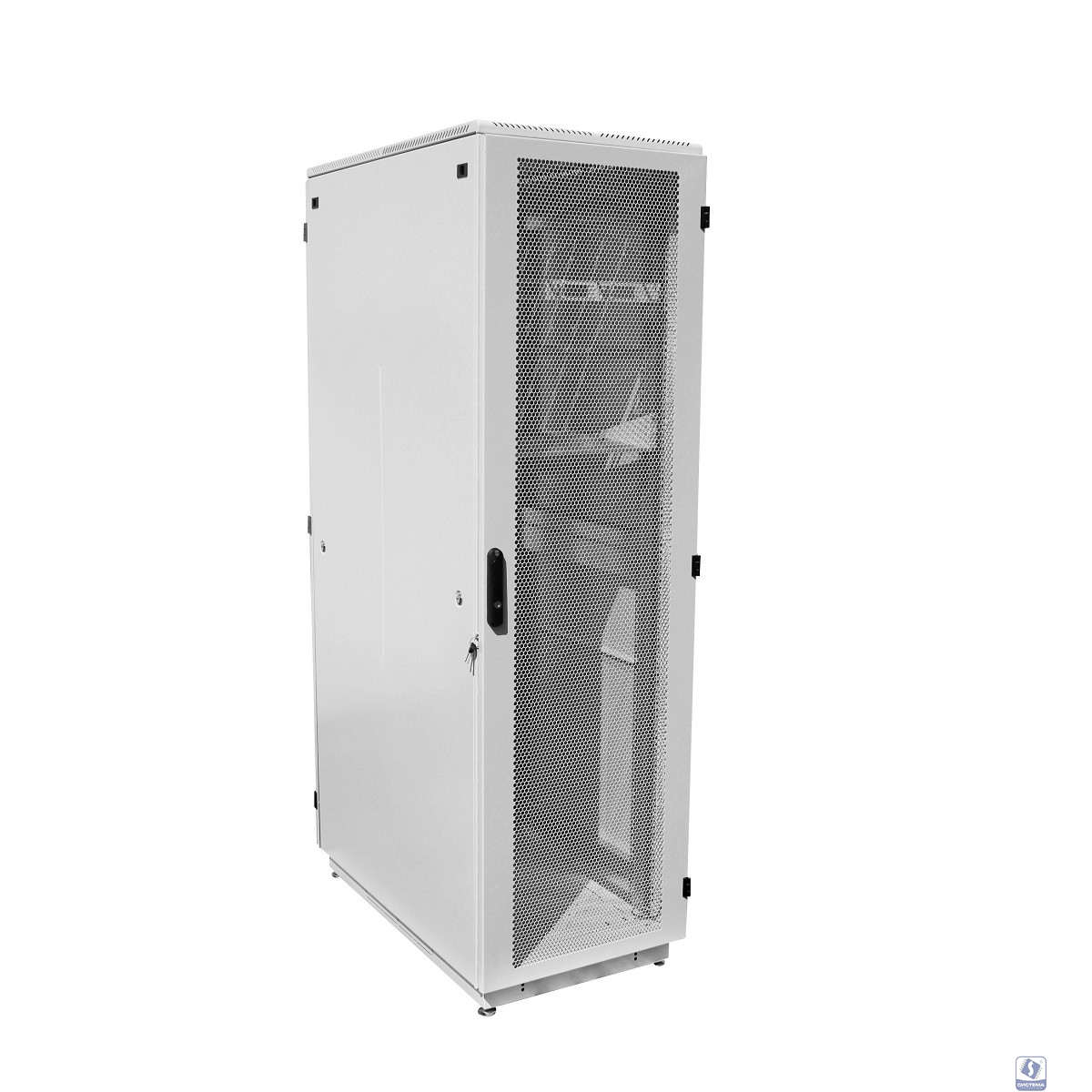 ЦМО Шкаф телекоммуникационный напольный 42U (600x800) дверь перфорированная (ШТК-М-42.6.8-4AAA) (3 коробки)
