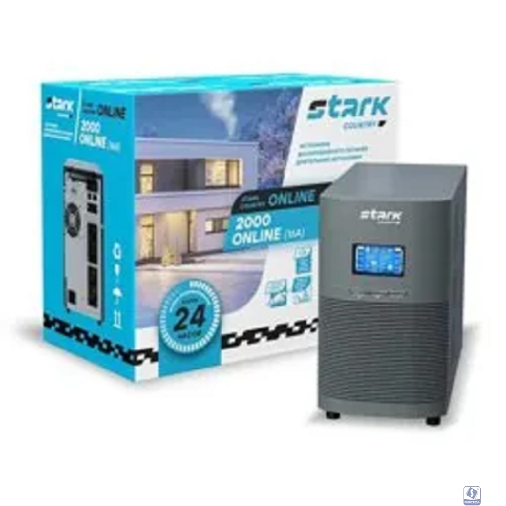 ИБП STARK SC 2000 Online 16А 2000ВА/1800Вт БЕЗ АКБ 