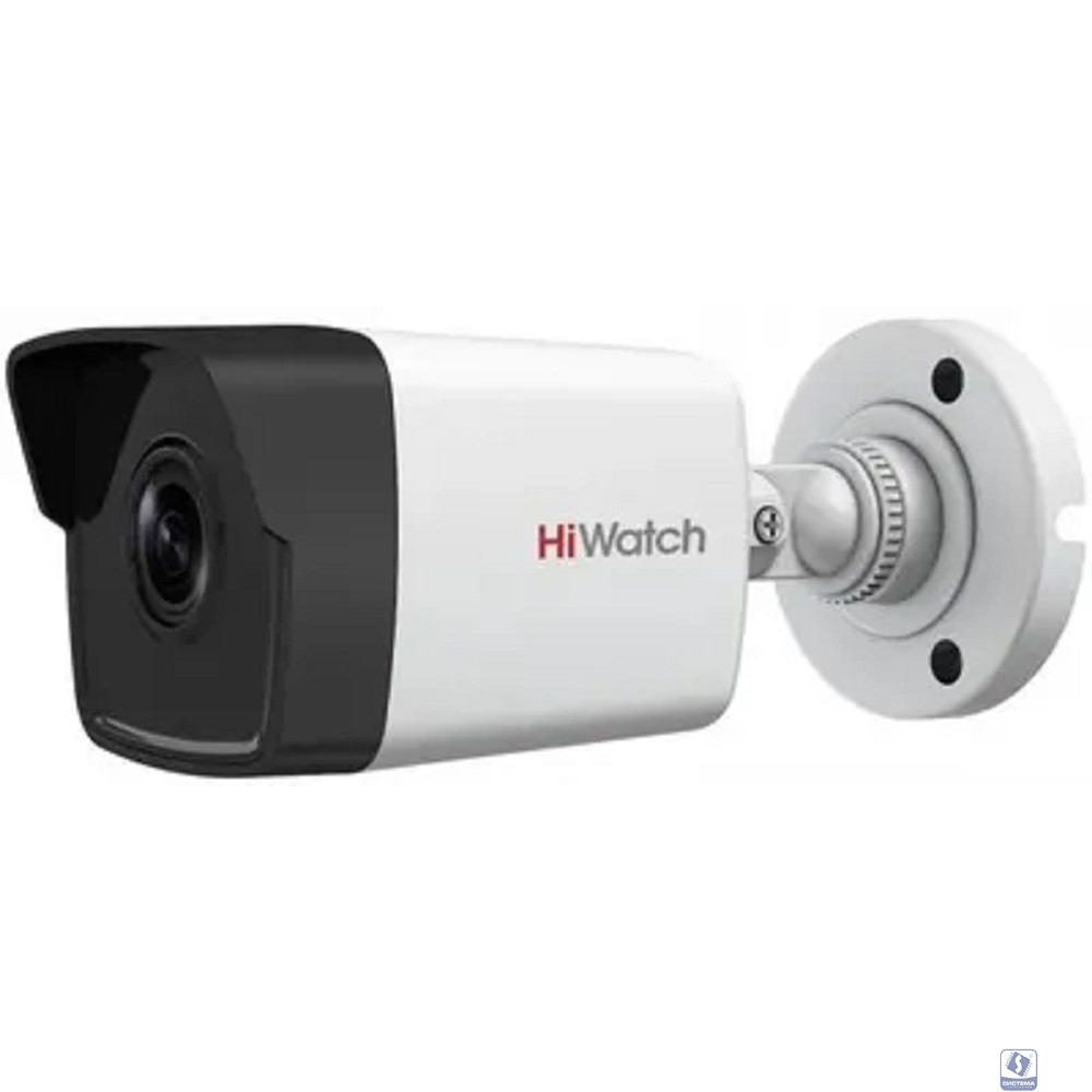 HiWatch DS-I200(E)(6mm) Камера видеонаблюдения IP 6-6мм цв. корп.:белый 