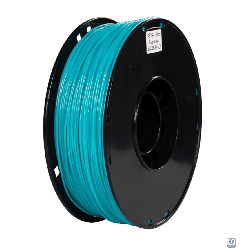 Пластик для принтера 3D Cactus CS-3D-PETG-1KG-CYAN PETG d1.75мм 1кг L316м 1цв.