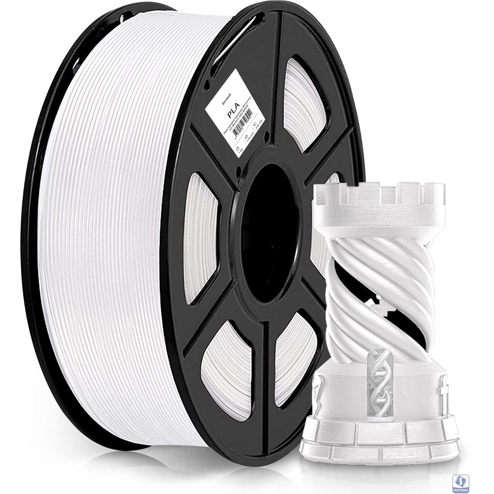 Пластик для принтера 3D Cactus CS-3D-PLA-1KG-WHITE PLA d1.75мм 1кг 1цв.