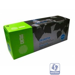 Cactus CE271A Тонер Картридж Cactus CS-CE271A голубой для HP LJ Enterprise CP5525 (13000стр.)
