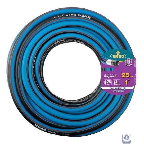 Поливочный шланг RACO EXPERT 1" 25 м 25 атм четырёхслойный армированный [40302-1-25_z01] 