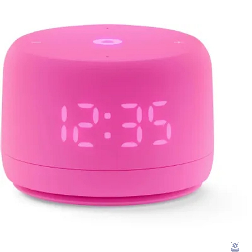 Яндекс Станция Лайт 2 (с часами) Розовый [YNDX-00026PNK]