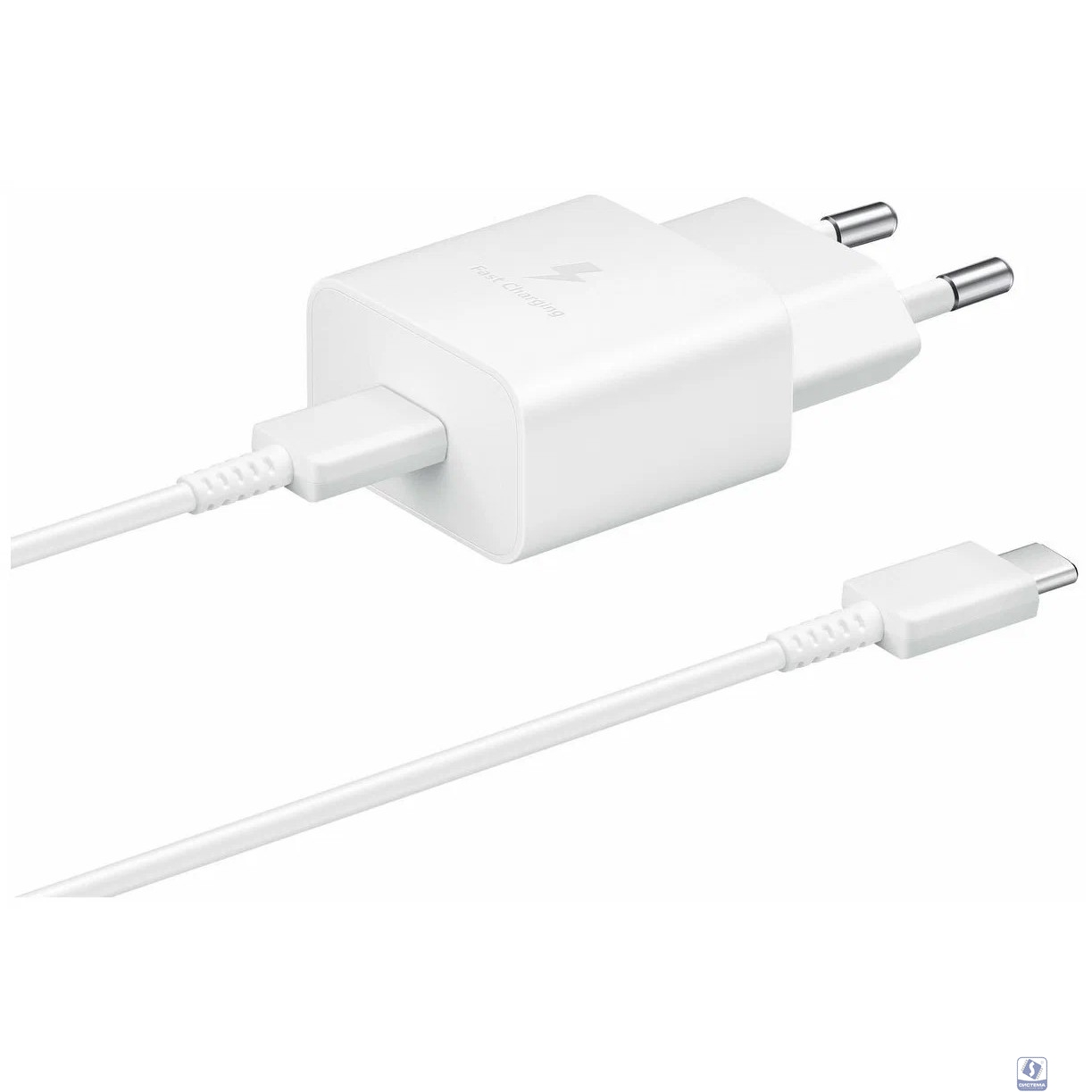 Сетевое зар./устр. Samsung EP-T1510X 2A+1.67A PD для Samsung кабель USB Type C белый (EP-T1510XWEGRU)