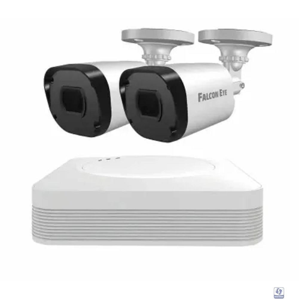 Комплект видеонаблюдения Falcon Eye FE-104MHD KIT Light SMART  4-х канальный гибридный 
