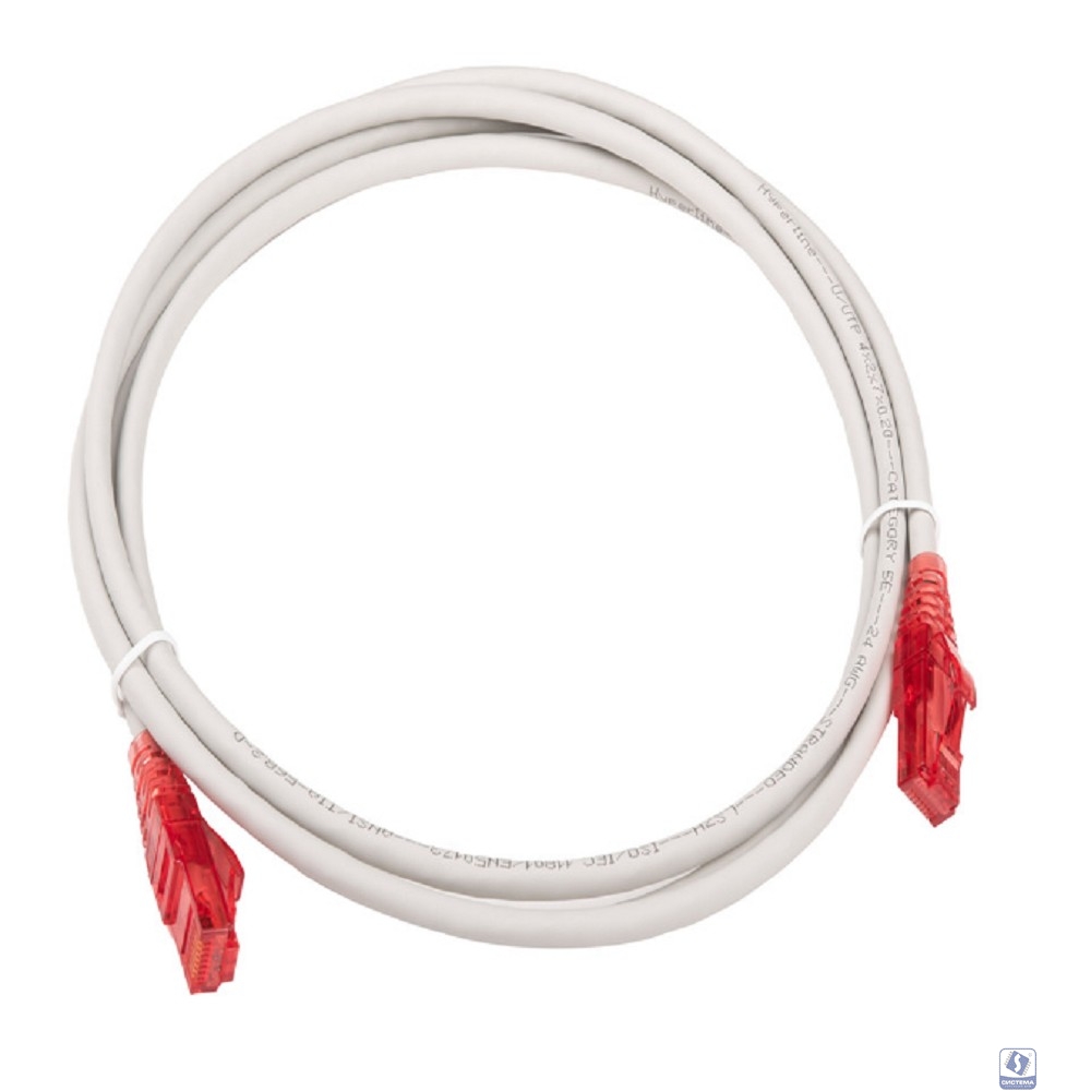 Hyperline PC-LPM-UTP-RJ45-RJ45-C5e-2M-LSZH-GY Патч-корд U/­UTP, Cat.5e, LSZH, 2 м, серый