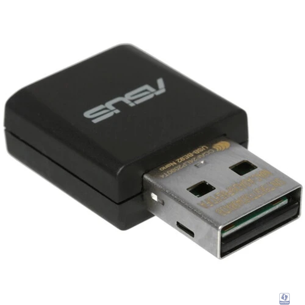 ASUS USB-BE92 NANO Беспроводной трехдиапазонный USB 2.0 адаптер BE6500, внутренняя антенна, Wi-Fi 7 (be)