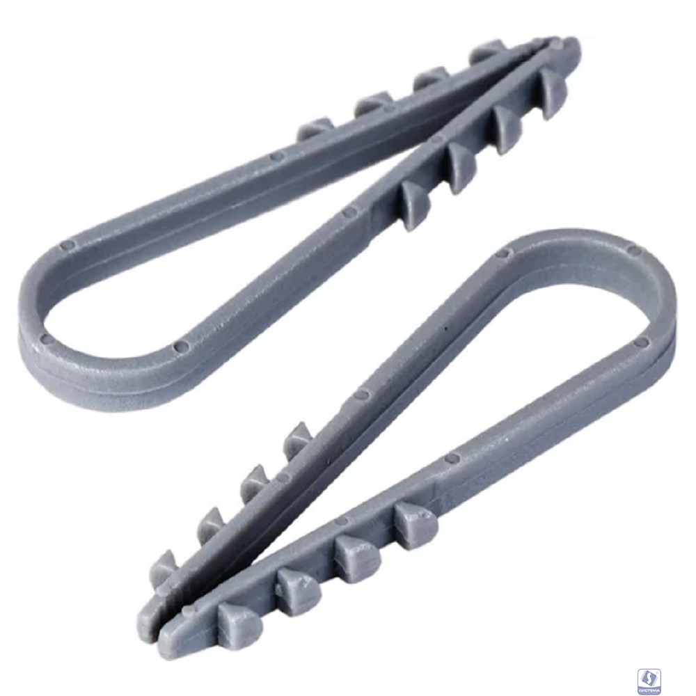 PROconnect (07-4502-3) Дюбель-хомут 11-18мм, круглый, серый (100 шт/уп)