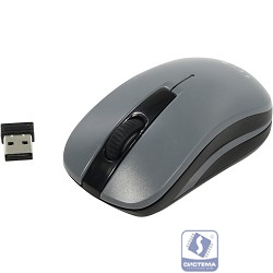 Oklick 445MW черный/серый оптическая (1200dpi) беспроводная USB (3but) [945814]