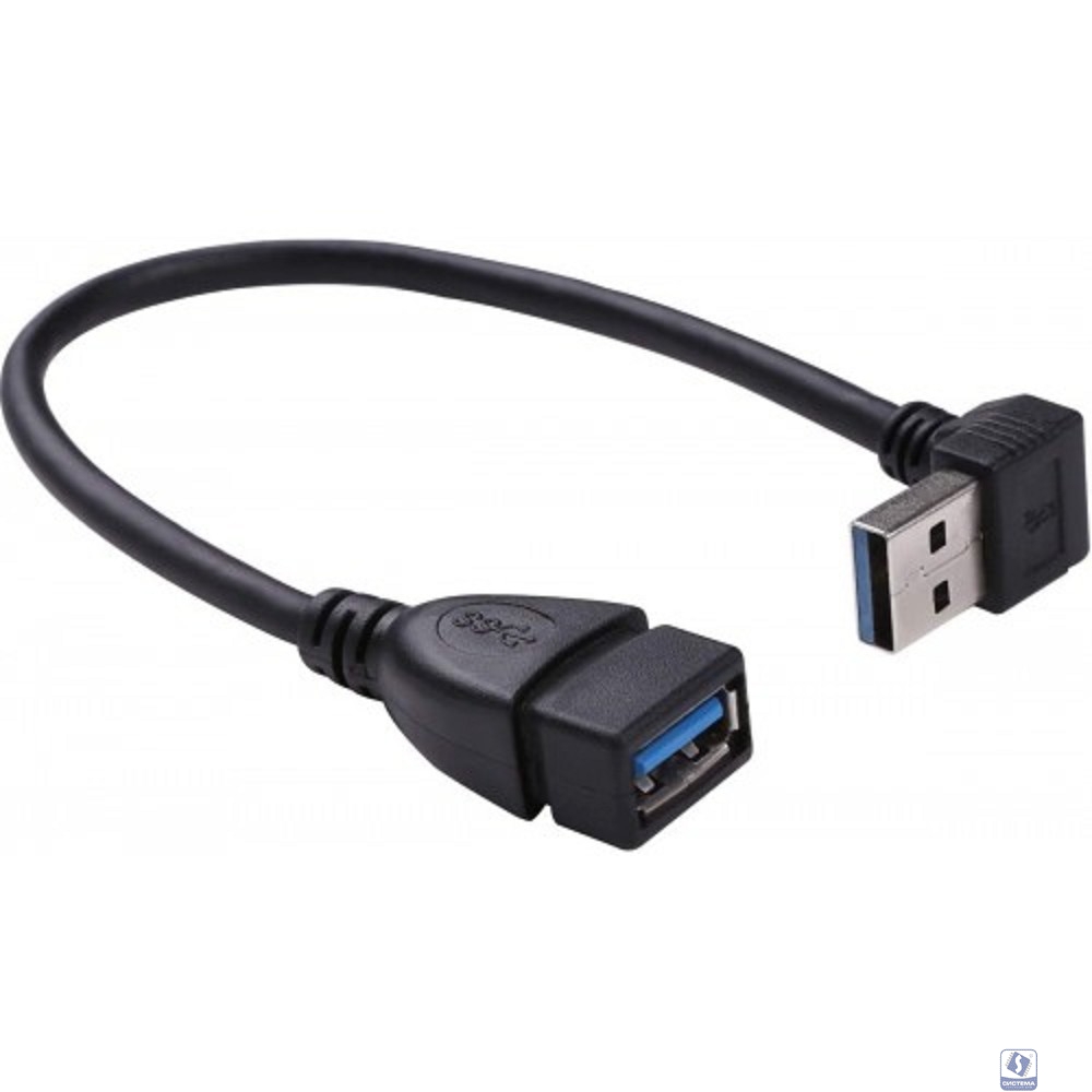 KS-is KS-401O Кабель адаптер угловой USB 3.0 M-F,  левый