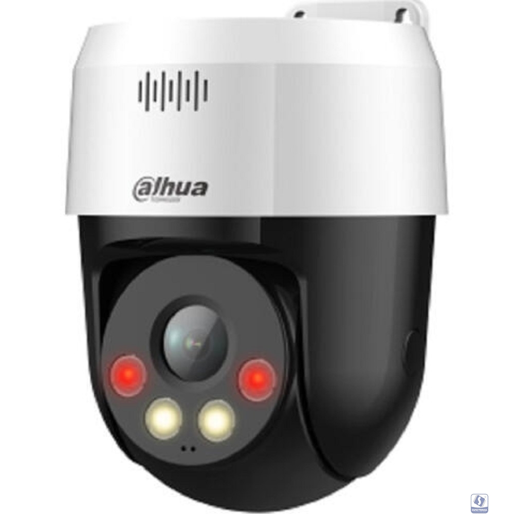 DAHUA DH-SD2A300NB-GNY-A-PV Мини-PT IP-видеокамера 3Мп; 1/2.8” CMOS; объектив 4мм ; видеоаналитика ; ИК 30м, Led 30м;  IP66