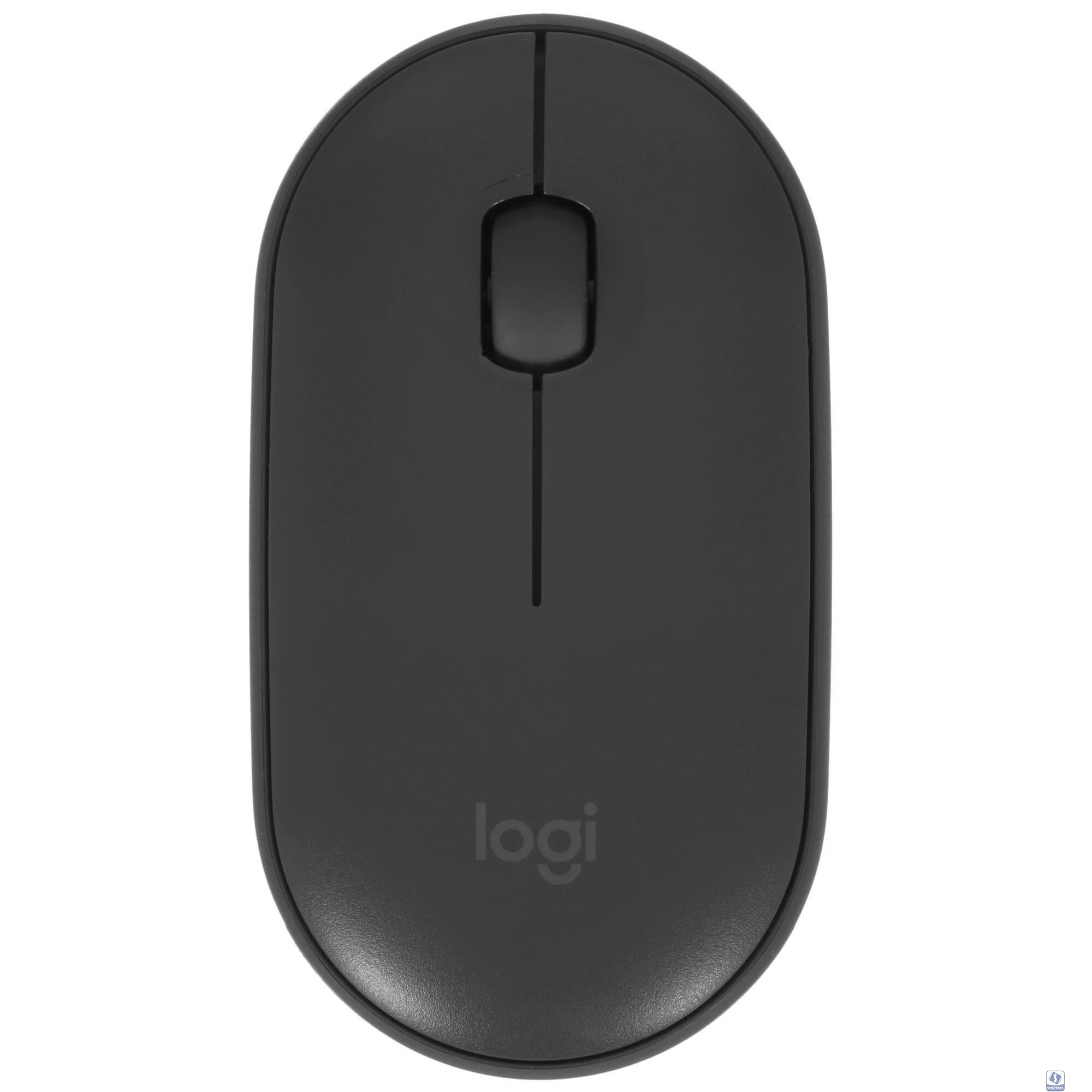 910-005718/910-005576 Мышь Logitech Pebble M350 графитовый оптическая (1000dpi) silent беспроводная BT USB для ноутбука (3but)