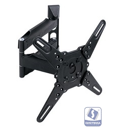 Kromax ATLANTIS-40 grey/black, Кр. стал. наст. для TV 22"-65", max 40 кг, 5 ст св., нак. +5°-15°, пов. 180°, от ст. 60-523 мм, max VESA 400x400 мм. Kromax ATLANTIS-40 grey/black, Кр. стал. наст. для TV 22"-65", max 40 кг, 5 ст св., нак. +5°-15°, пов. 180°, от ст. 60-523 мм, max VESA 400x400 мм.